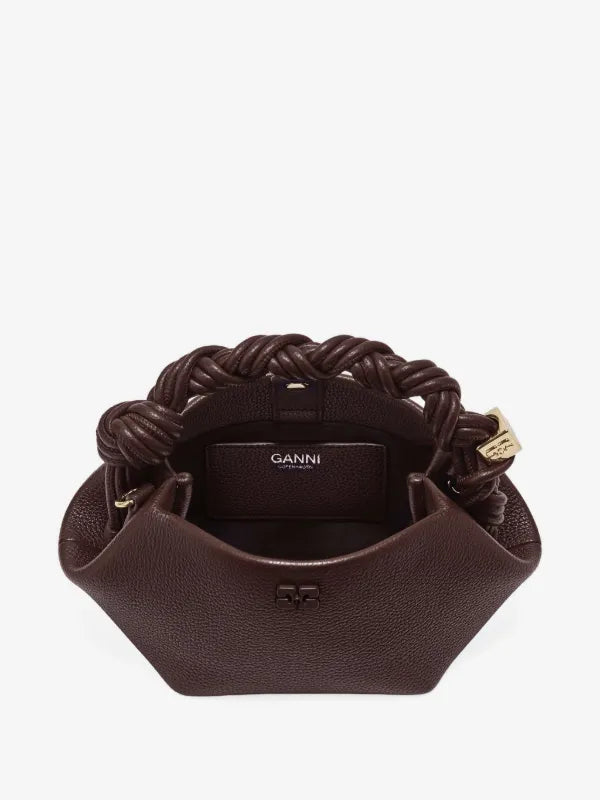 GANNI - MINI SAC À MAIN BOU  Brown